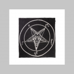 pentagram - Bafonet   veľká čierna šatka materiál 100% bavlna rozmery 100x100cm